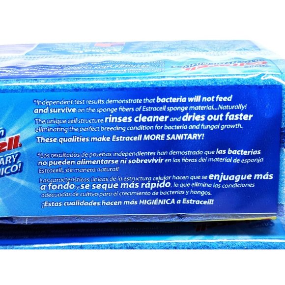 2 Brillo Basics Estracelli Sanitary 2 Pack No Scratch 2010 Armaly Soft Scrub Pad - Picture 8 of 16